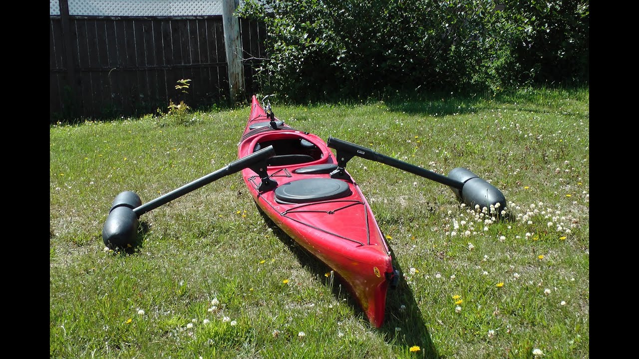 diy kayak outriggers improvements / améliorations