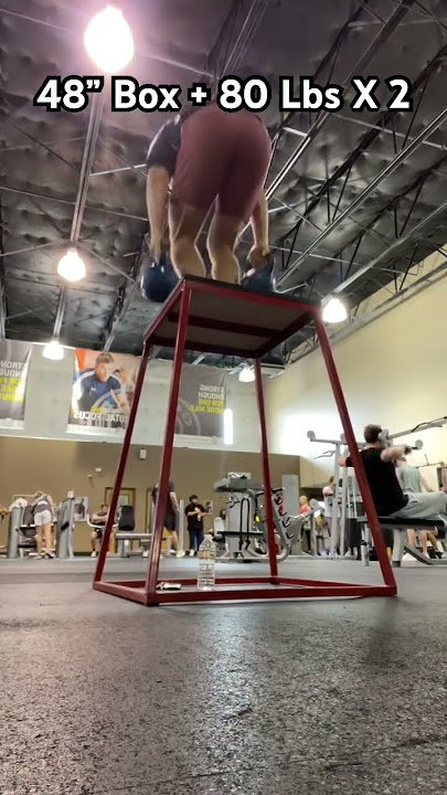 48” BOX JUMPS   40 LBS EACH HAND