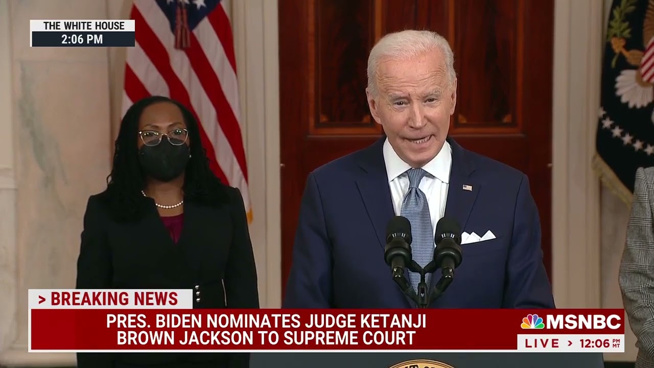 President Biden announces historic Supreme Court pick (Part1)