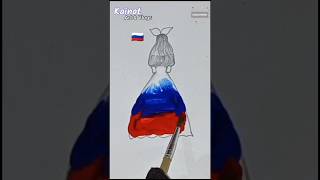 colormix art ๐๐ท๐บ #satisfying #shorts #colourmixing