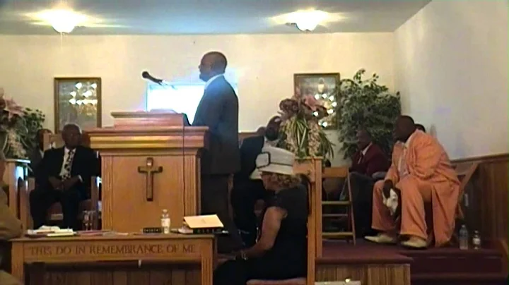 Elder James Batts preaching