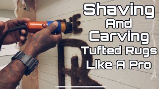 How To Shave And Carve Your Tufted Rug Like A Pro