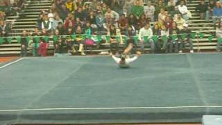 Nicole Curler - Floor - MSU Gymnastics vs. UM, ILL, & WMU