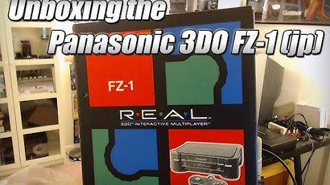 Unboxing a Japanese 3DO FZ-1 system