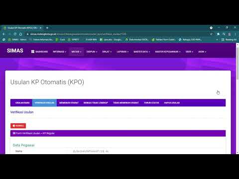 LANGKAH-LANGKAH PENGUSULAN DAN VERIFIKASI KENAIKAN PANGKAT OTOMATIS (KPO) PADA SIMAS ONLINE