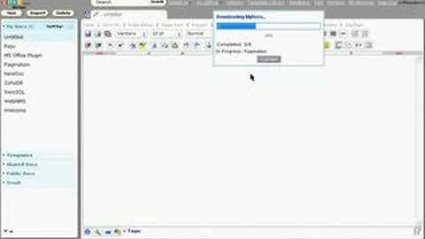 Zoho writer goes offline - voiced by narrateIT.co.uk
