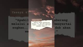 Bersama Yesus Hatiku Damai 😇 #ayatalkitab #motivasi