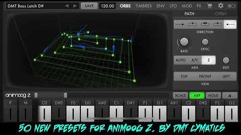 50 New Animoog Z Presets Sound Bank.