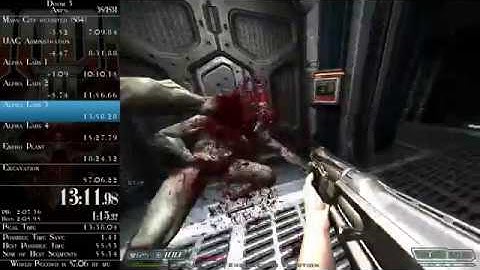 Doom 3 - Any% Speedrun in 0:56:46 (time without loads)