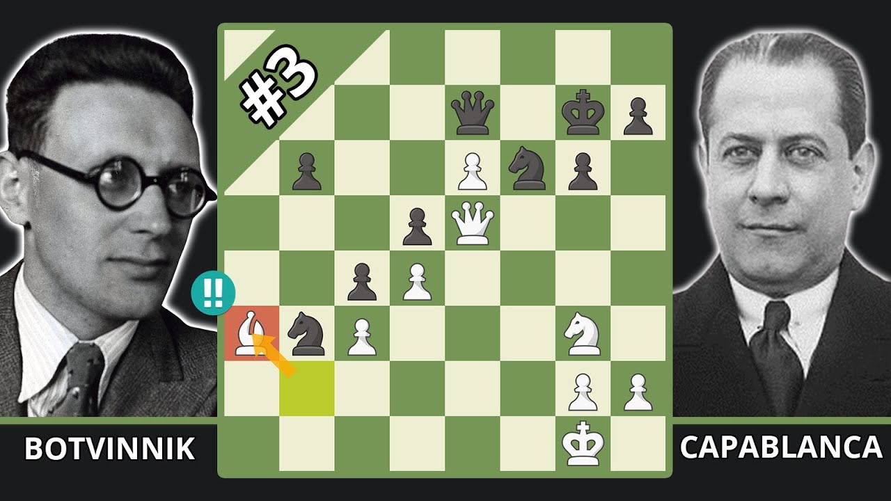 Lilienthal's Immortal Queen Sacrifice - Best of the 30s - Lilienthal vs.  Capablanca, 1935 