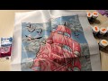 Вышивка бисером: начало нового процесса «Корабль» от фирмы Юма