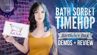 Bath Sorbet TIMEHOP Birthday Box Demo & Review screenshot 5