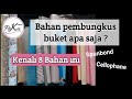 Kenali 8 bahan pembungkus buket ini