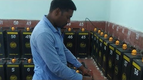 Railway IPS battery system maintenance 🚂🏭