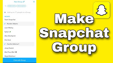 How to Make Group Chat on Snapchat.
