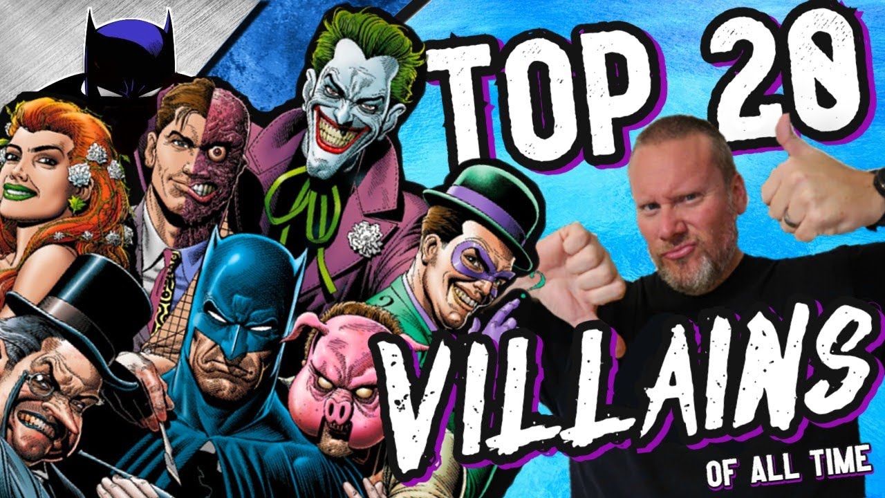 TOP 20 MOST DEFINITIVE Batman VILLAINS Of All Time (That's NOT The ...