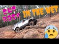 Cut rock in the wet | Impossible rock steps | New tracks | Annnd Mud!!!! 😅