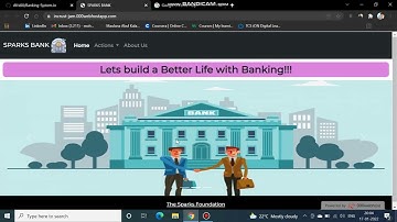 Task #1 | Basic Banking System | Sparks Foundation Web Development Internship | #GRIPJANUARY22