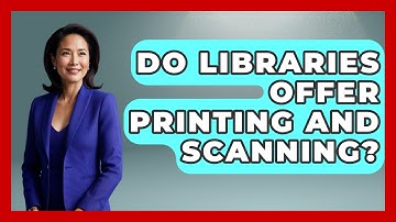 Do Libraries Offer Printing And Scanning? - Pocket Friendly Adventures