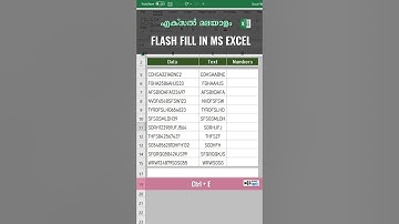 How to use Flash fill in Microsoft Excel #shorts #exceltips #exceltricks