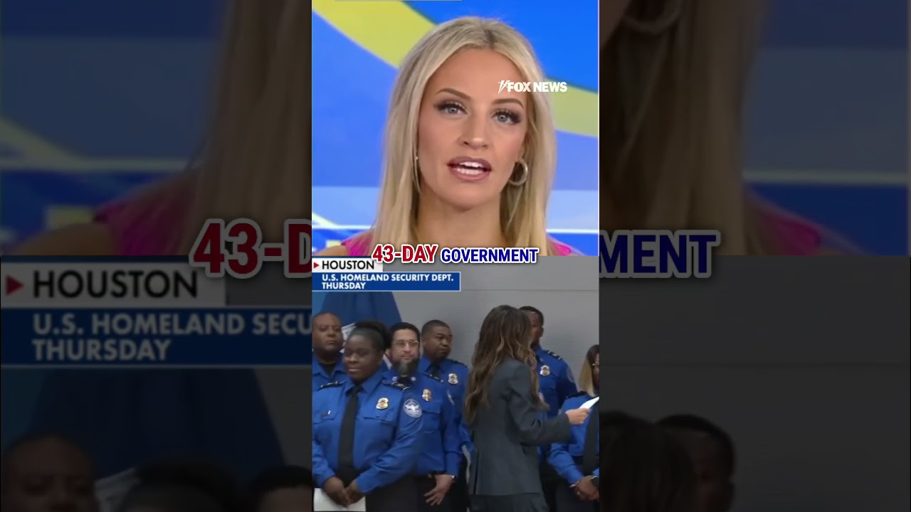 WATCH: Kristi Noem SURPRISES TSA agents with $10,000 bonuses #foxnews #noem #news