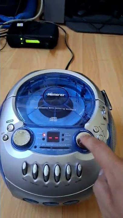 saw a cd/cassette boombox for $10 at a thrift store, had to get it for nostalgia