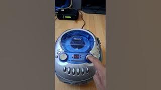 saw a cd/cassette boombox for $10 at a thrift store, had to get it for nostalgia