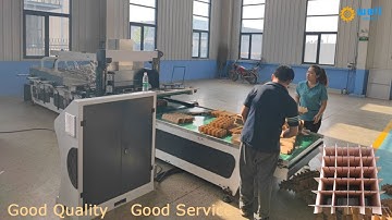 Corrugated box partition assembly equipment