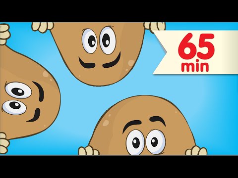 One Potato, Two Potatoes + More | Kids Songs and Nursery Rhymes | Super Simple Songs