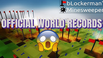 All WR SpeedRuns in Blockerman Minesweeper!