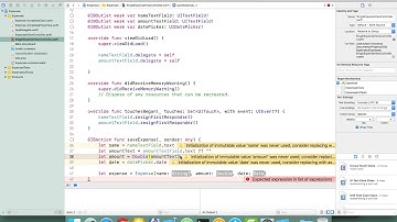 04 Core Data - Create Expense Instance - Expenses App - Single Entity