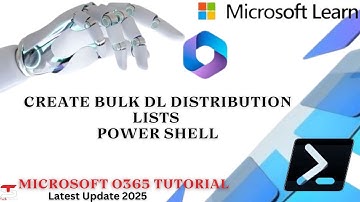 Create Bulk Distribution Lists | PowerShell | Microsoft Office 365 Exchange admin portal
