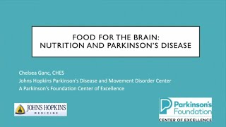 Food for the Brain: Nutrition and Parkinson's Disease | 2019 Udall Center Research Symposium