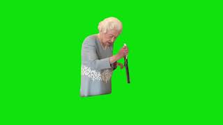 Queen Elizebeth Puts Knife In Cake Meme Chroma Key Greenscreen Template