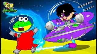 Pretend Play OUTER SPACE TRIP! Educational Adventures of Gus the Gummy Gator!