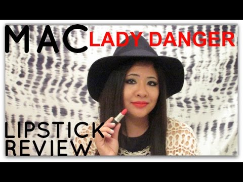 Mac Lady Danger Lipstick Review Youtube