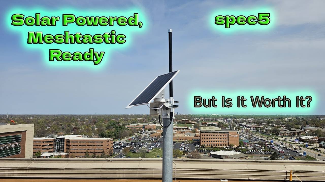 SpecFive Solar Relay + Meshtastic = Off-Grid Comms Powerhouse!