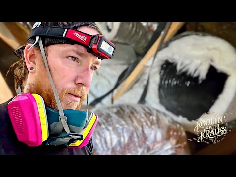 Ductwork Demo in Attic | HVAC | Making problematic ISSUES RIGHT