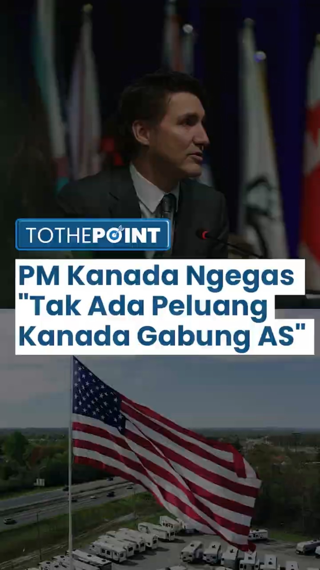 Perdana Menteri Justin Trudeau Tegas ke Donald Trump, Tak Ada Peluang Kanada Jadi Bagian AS