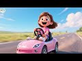 🚗 Wheels on the Car Go Round and Round 🎶 | Fun Kids Vehicle Song | Transport Nursery Rhyme