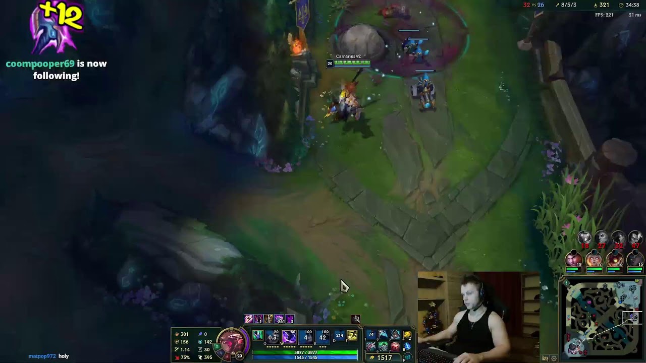 He protecc, he attacc, he stacc - Crit nasus, GM push