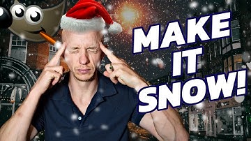 How to ADD SNOW to your image!