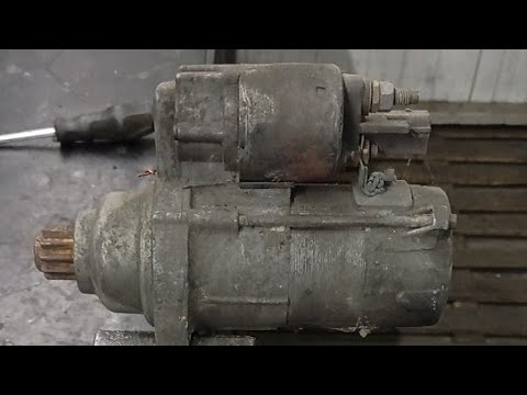 Repair Starter motor vw audi seat skoda - YouTube