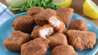 Very easy salmon nuggets, VERY DELICIOUS