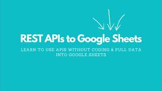 Import JSON to Google Sheets | Google Apps Script | No-Code Tutorial