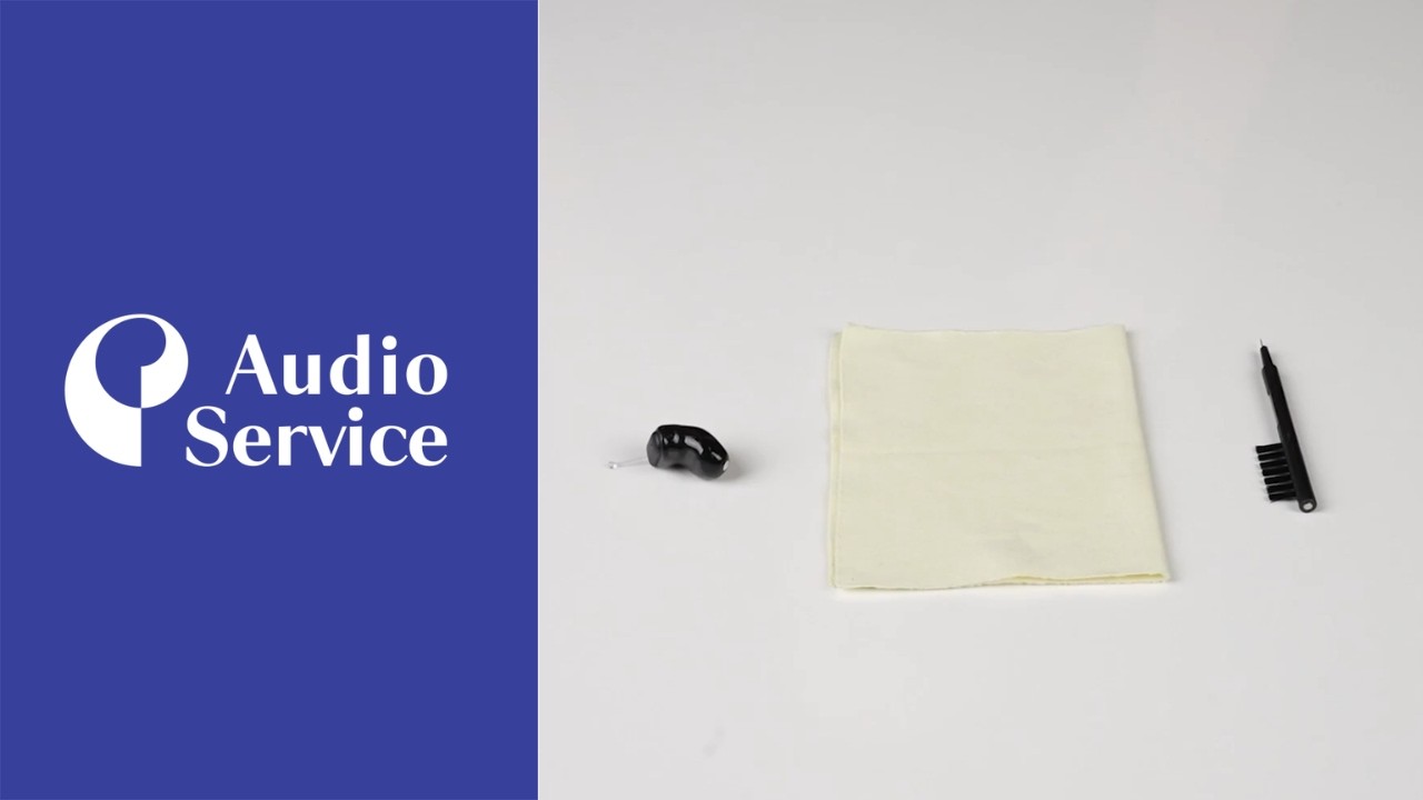How to clean the Custom CIC Li rechargeable hearing aids