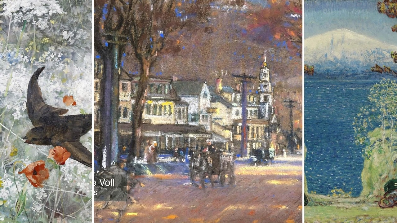 Impressionist Art TV — Silent Art Gallery · July 29 Morning | Street Scene with Figur… & others