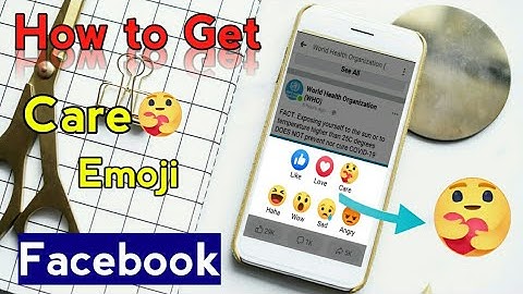 How to get New facebook Care emoji 100% working Trick | Step by Step | Facebook new react.