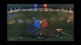 Got a goal in first shot in rocket league