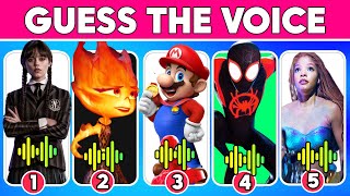 Guess Character By Their Voice? Super Mario Bros, Spider-Man:Across the Spider-Verse, Elemental